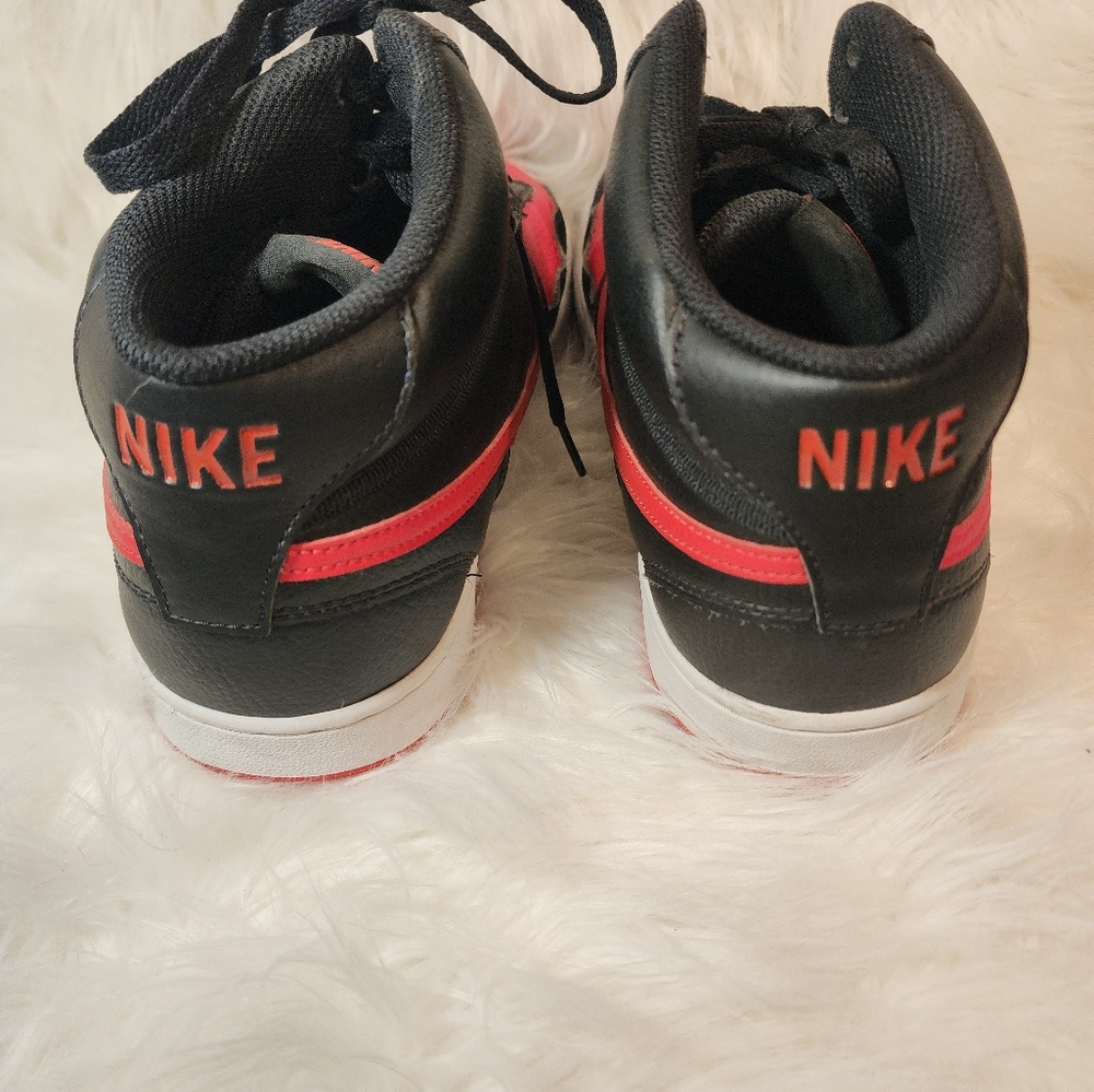 Nike Court Vision Mid Black Red Size 11 - Picture 9 of 9